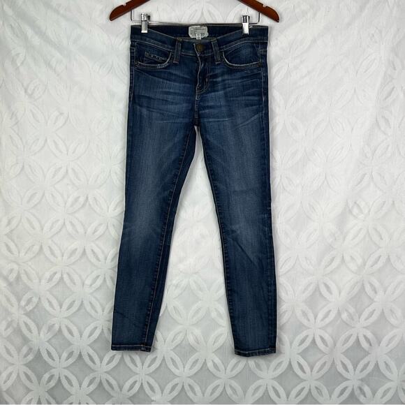 Current Elliott The Stiletto Skinny Low Rise Ankle Jeans Size 25 - Picture 3 of 7